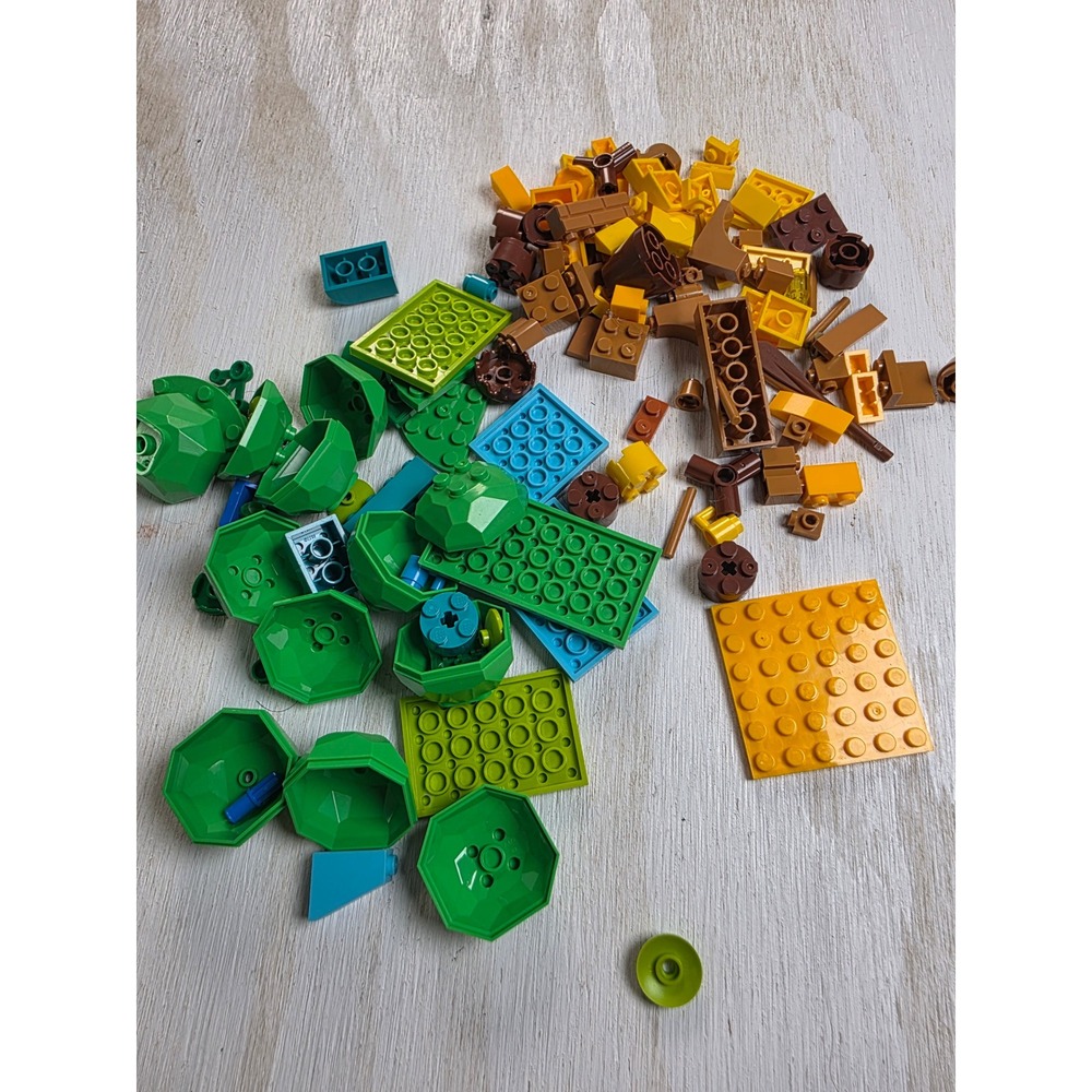 Lego Bulk Lot Green Brown Yellow Plant Nature Tree Leaves Plates Pieces